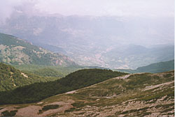 Panorama su Morino e Val Roveto