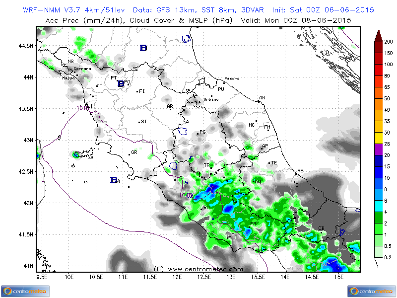 Precipitazioni WRF-NMM domenica 7 giugno.png